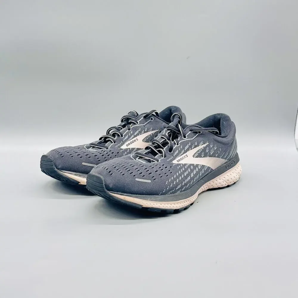 Brooks Shoes Womens 8.5 D Black Mesh Ghost 13 Running Athletic Sneakers Comfort
